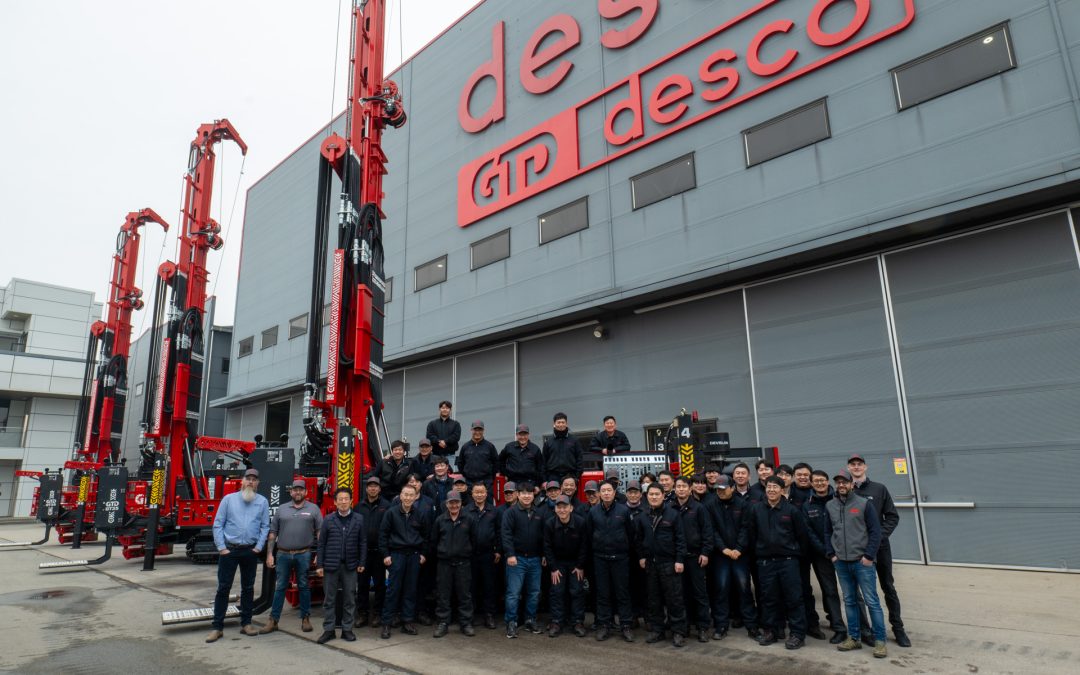 A truly global team outside the GTD desco factory